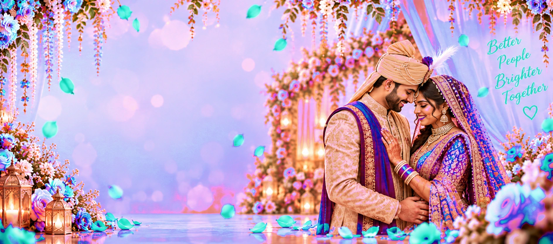 vivahwala.com — a couple in traditional Indian wedding attire